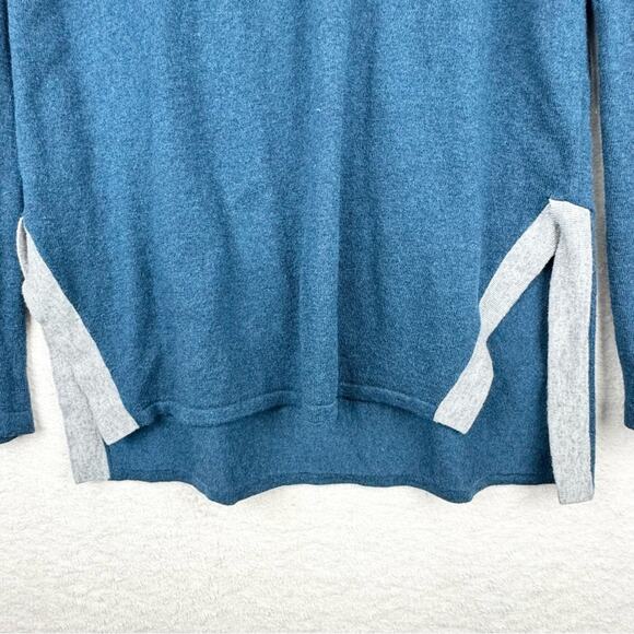 Smartwool Shadow Pine Tunic Sweater in Deep Marlin Heather Merino Wool Size L - Picture 4 of 14